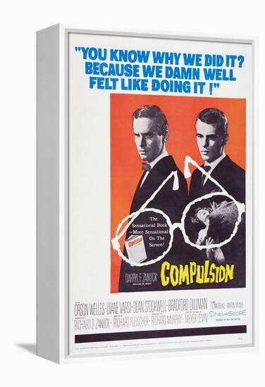 Compulsion, Orson Welles, Dean Stockwell, 1959-null-Framed Stretched Canvas