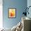 Computer Art of Glass of Orange Juice & Orange Sea-Victor Habbick-Framed Photographic Print displayed on a wall