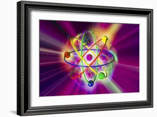 Computer Artwork of a Beryllium Atom-Mehau Kulyk-Framed Photographic Print