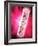 Computer Artwork of a DNA Sample In a Test Tube-Victor Habbick-Framed Photographic Print