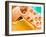 Computer Artwork of a Sony Playstation Gamepad-Victor Habbick-Framed Photographic Print