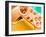 Computer Artwork of a Sony Playstation Gamepad-Victor Habbick-Framed Photographic Print