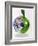 Computer Artwork of Half Earth And Half Apple-Victor Habbick-Framed Photographic Print