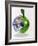 Computer Artwork of Half Earth And Half Apple-Victor Habbick-Framed Photographic Print