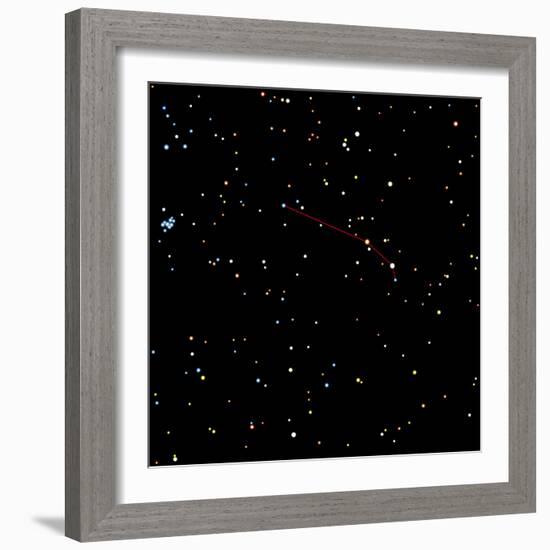 Computer Artwork of the Constellation of Aries-Julian Baum-Framed Premium Photographic Print