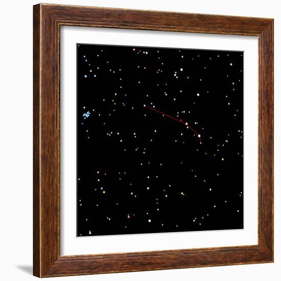 Computer Artwork of the Constellation of Aries-Julian Baum-Framed Premium Photographic Print