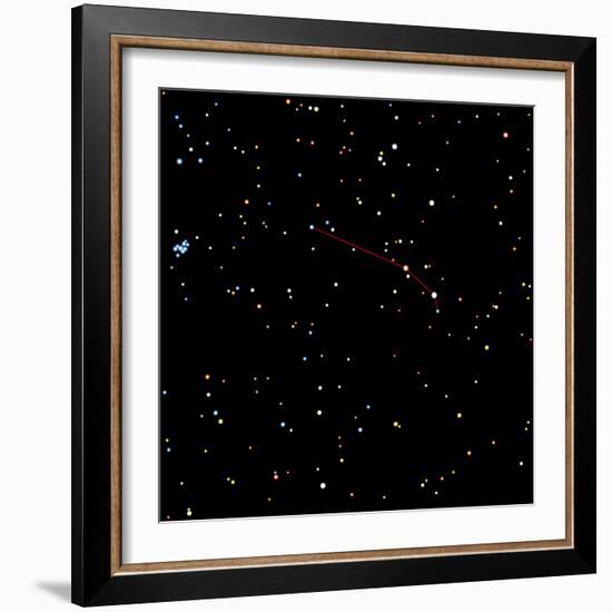 Computer Artwork of the Constellation of Aries-Julian Baum-Framed Premium Photographic Print