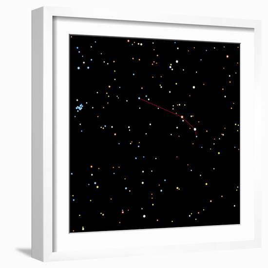 Computer Artwork of the Constellation of Aries-Julian Baum-Framed Premium Photographic Print