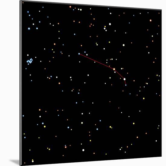 Computer Artwork of the Constellation of Aries-Julian Baum-Mounted Premium Photographic Print