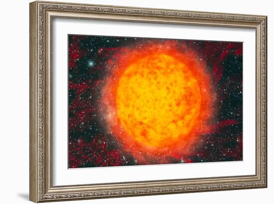 Computer Artwork of the Sun-Mehau Kulyk-Framed Photographic Print