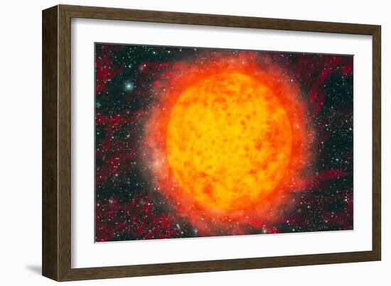 Computer Artwork of the Sun-Mehau Kulyk-Framed Photographic Print