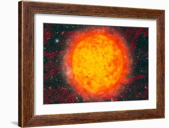 Computer Artwork of the Sun-Mehau Kulyk-Framed Photographic Print