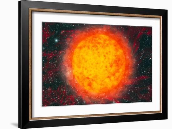 Computer Artwork of the Sun-Mehau Kulyk-Framed Photographic Print