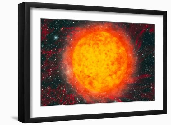 Computer Artwork of the Sun-Mehau Kulyk-Framed Photographic Print