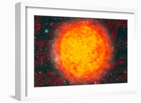 Computer Artwork of the Sun-Mehau Kulyk-Framed Photographic Print