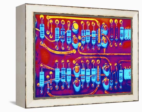 Computer Circuit Board-Mehau Kulyk-Framed Premier Image Canvas