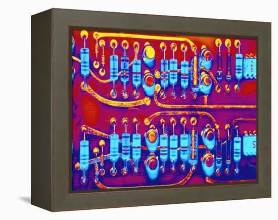 Computer Circuit Board-Mehau Kulyk-Framed Premier Image Canvas