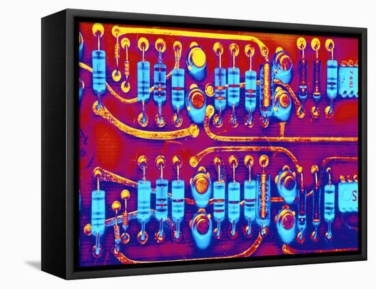 Computer Circuit Board-Mehau Kulyk-Framed Premier Image Canvas