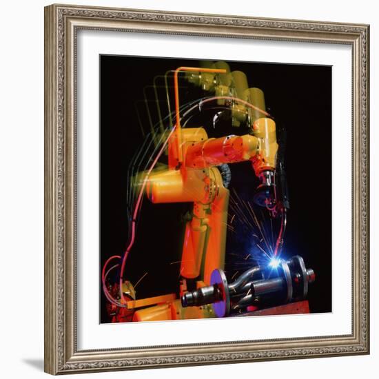 Computer-controlled Electric Arc-welding Robot-David Parker-Framed Premium Photographic Print