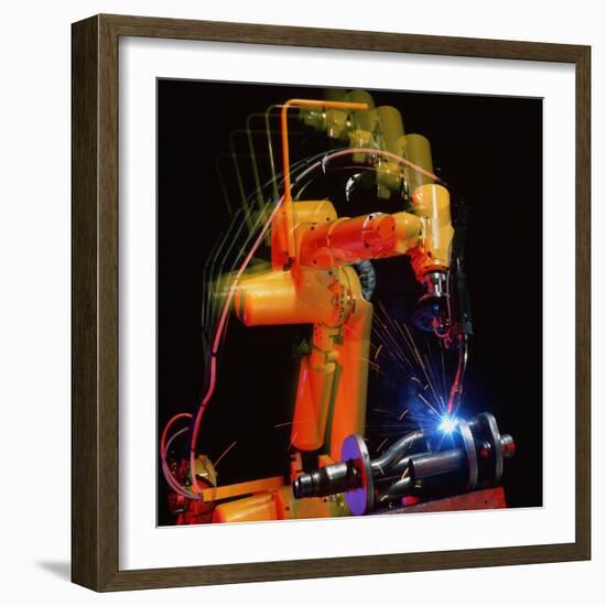 Computer-controlled Electric Arc-welding Robot-David Parker-Framed Premium Photographic Print