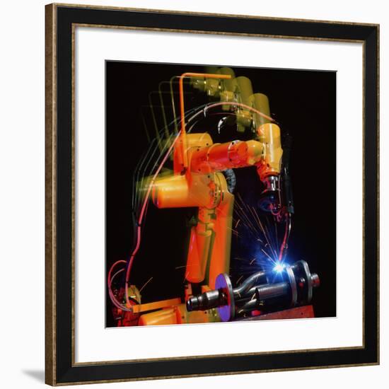 Computer-controlled Electric Arc-welding Robot-David Parker-Framed Photographic Print