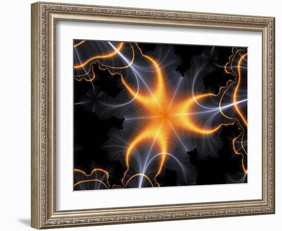 Computer-generated Chaos Fractal-Mehau Kulyk-Framed Photographic Print