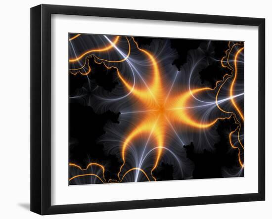 Computer-generated Chaos Fractal-Mehau Kulyk-Framed Photographic Print