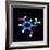 Computer Model of a Molecule of Vanillin-Laguna Design-Framed Premium Photographic Print