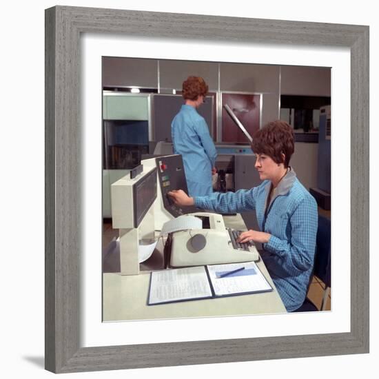 Computer Operators-Heinz Zinram-Framed Photographic Print