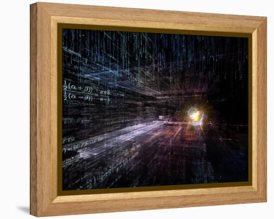Computing Mathematics-agsandrew-Framed Stretched Canvas