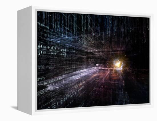 Computing Mathematics-agsandrew-Framed Stretched Canvas