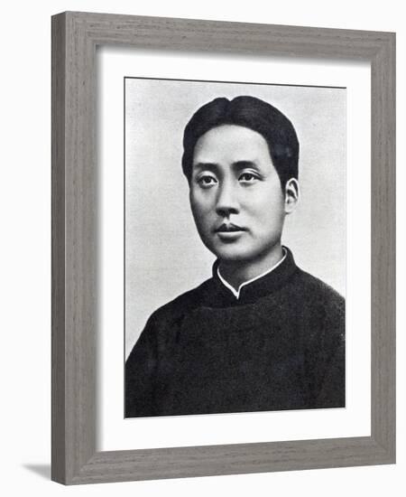 Comrade Mao Tse-Tung in Kwangchow, 1925-null-Framed Photographic Print