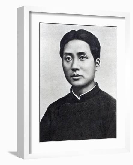 Comrade Mao Tse-Tung in Kwangchow, 1925-null-Framed Photographic Print