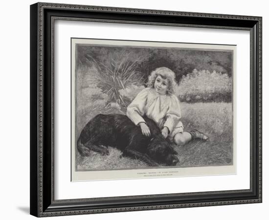 Comrades, Resting-Pierre Andre Brouillet-Framed Giclee Print