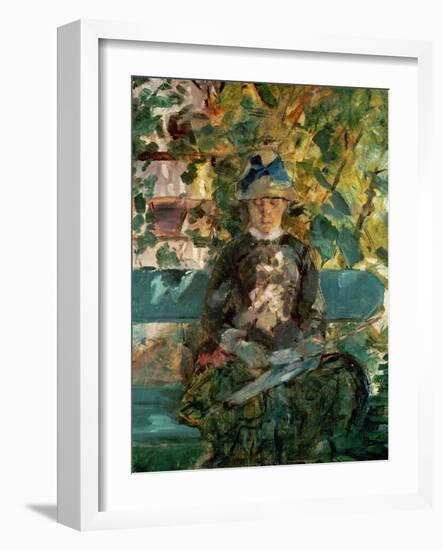 Comtesse Adele-Zoe De Toulouse-Lautrec, the Artist's Mother, 1882-Henri de Toulouse-Lautrec-Framed Giclee Print