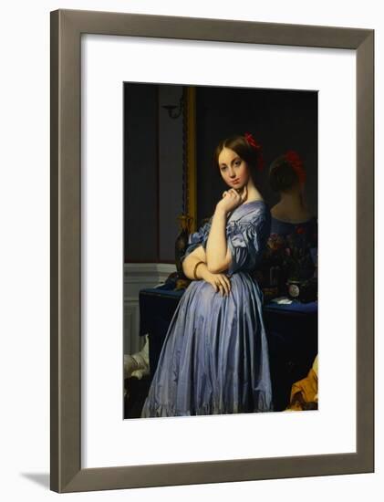 Comtesse d'Haussonville-Jean-Auguste-Dominique Ingres-Framed Giclee Print