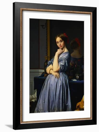 Comtesse d'Haussonville-Jean-Auguste-Dominique Ingres-Framed Giclee Print