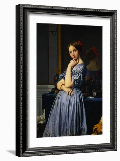 Comtesse d'Haussonville-Jean-Auguste-Dominique Ingres-Framed Giclee Print