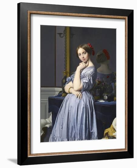 Comtesse D'Haussonville-Jean-Auguste-Dominique Ingres-Framed Giclee Print