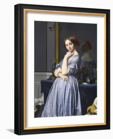 Comtesse D'Haussonville-Jean-Auguste-Dominique Ingres-Framed Giclee Print