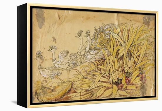 Comus 1910 New Orleans Float Designs-Jennie Wilde-Framed Premier Image Canvas