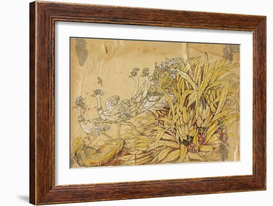 Comus 1910 New Orleans Float Designs-Jennie Wilde-Framed Giclee Print