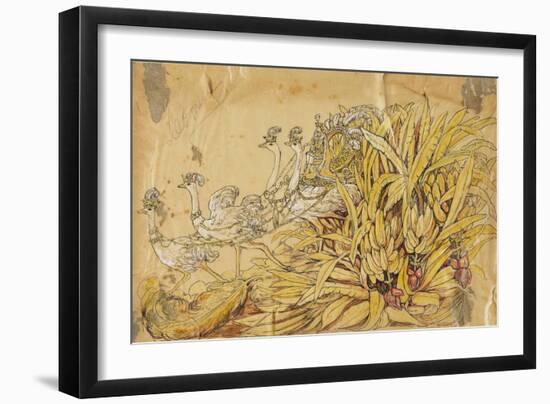 Comus 1910 New Orleans Float Designs-Jennie Wilde-Framed Giclee Print