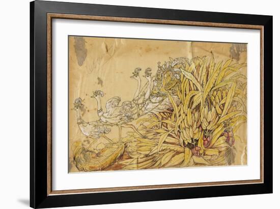 Comus 1910 New Orleans Float Designs-Jennie Wilde-Framed Giclee Print