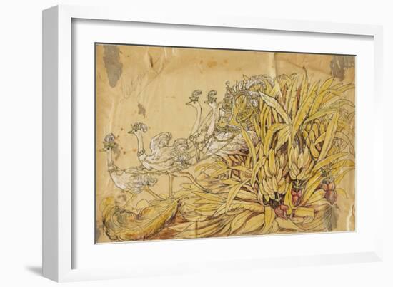 Comus 1910 New Orleans Float Designs-Jennie Wilde-Framed Giclee Print