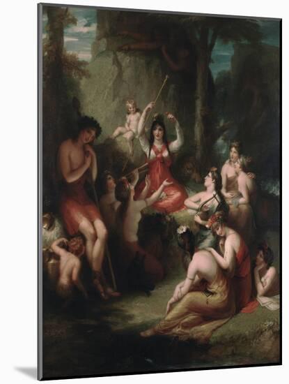 Comus Listening to the Incantations of Circe, 1831-Henry Howard-Mounted Giclee Print