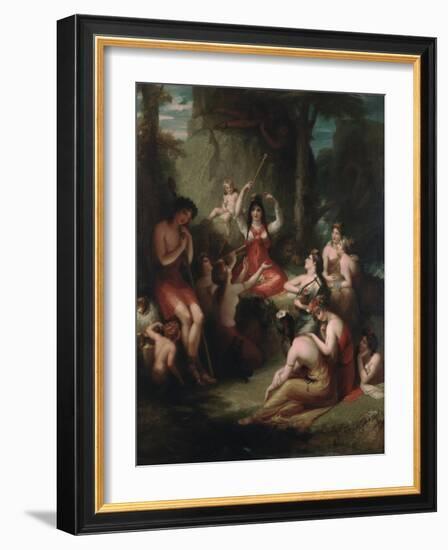 Comus Listening to the Incantations of Circe, 1831-Henry Howard-Framed Giclee Print