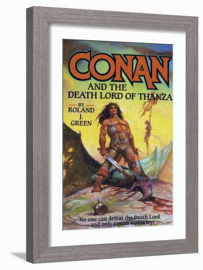 Conan and the Death Lord of Thanza, 1997, USA-null-Framed Giclee Print