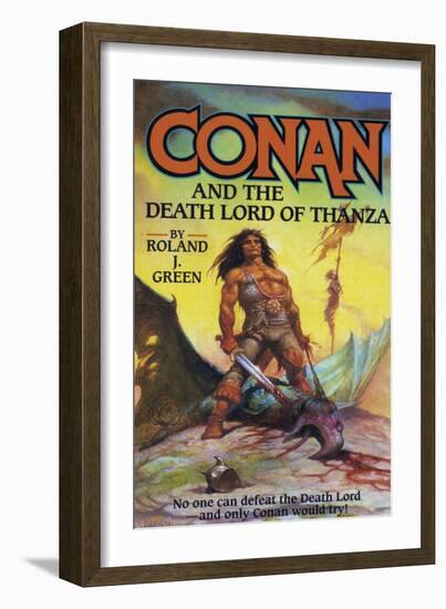 Conan and the Death Lord of Thanza, 1997, USA-null-Framed Giclee Print