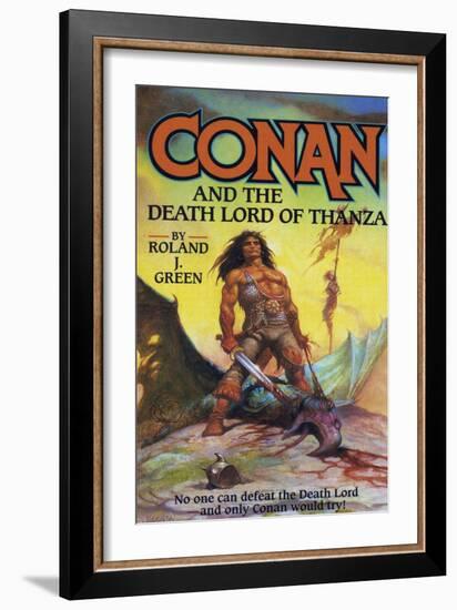 Conan and the Death Lord of Thanza, 1997, USA-null-Framed Giclee Print